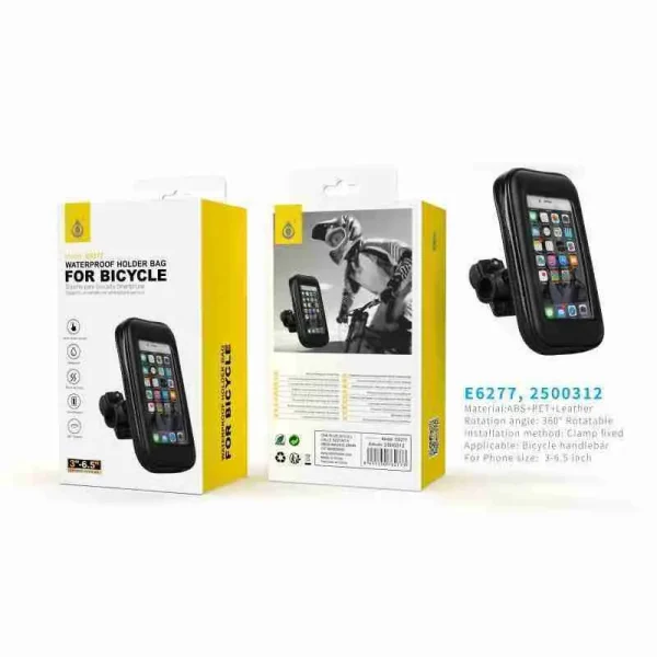 Cell Phone Mount for Motorcycle and Bicycle 3″-6.5″