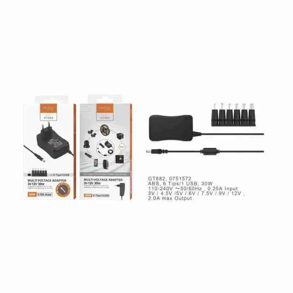 30W Universal Multi-Voltage Charger