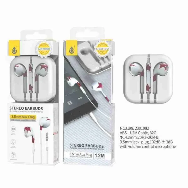Headphones with Volume Control Design