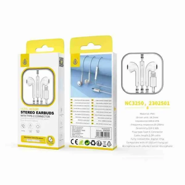 Type-C Headset Box with Microphone (Compatible for Apple)