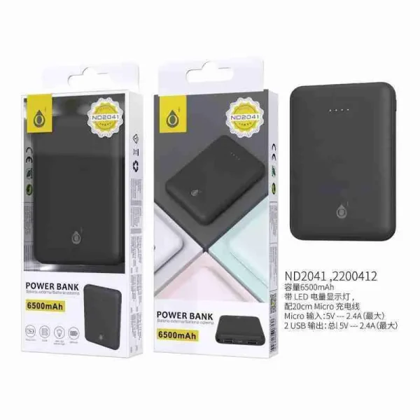 Powerbank 6500 mAh