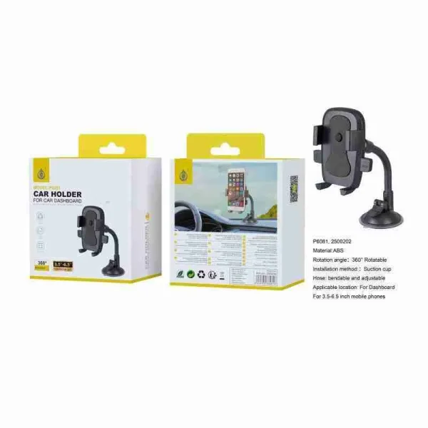 Universal Goose-Pipe Support for Mobiles, Black