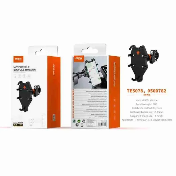 Cell Phone Holder for Motorcycle and Bicycle