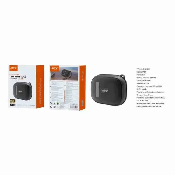 Bluetooth Speaker V5.3 500 mAh Battery