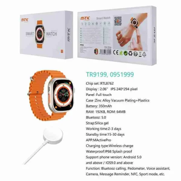 Luxury Smart Watch with Bluetooth Calling Function