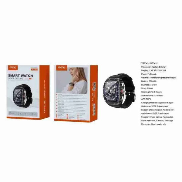 Luxury Smart Watch with Bluetooth Calling Function