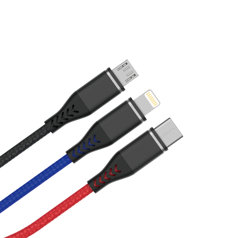 3 in 1 Data lines CK-49 - Image 1