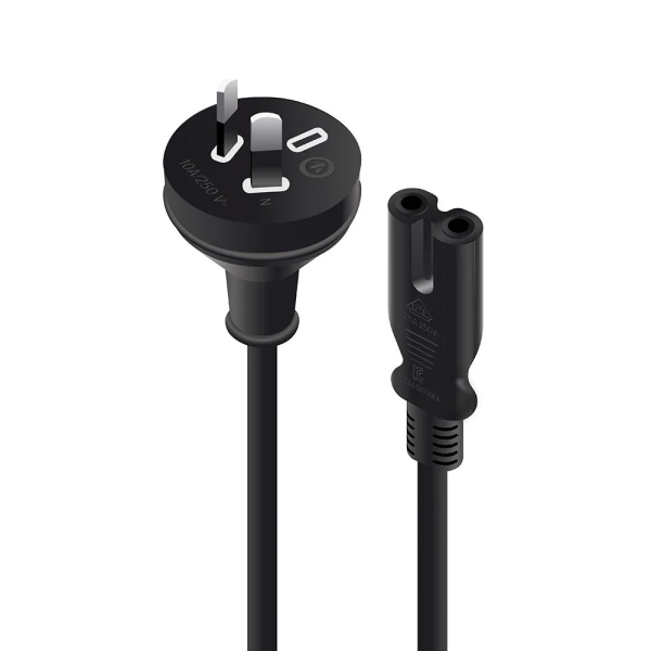 Power cable 2 pin plug